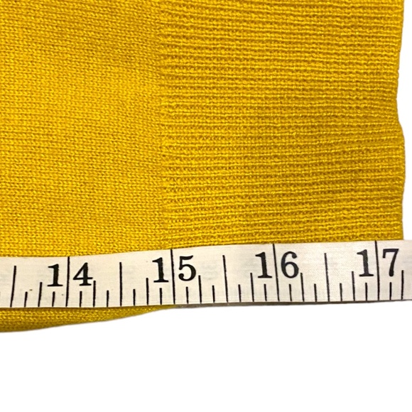 Banana republic wool blend yellow cardigan. Sz M - Picture 4 of 15